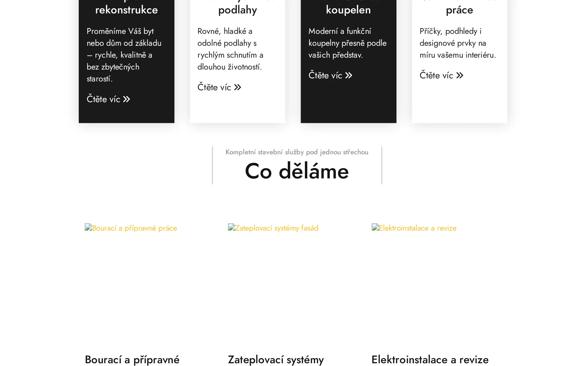 PATA-STAV: Služby a kompetence