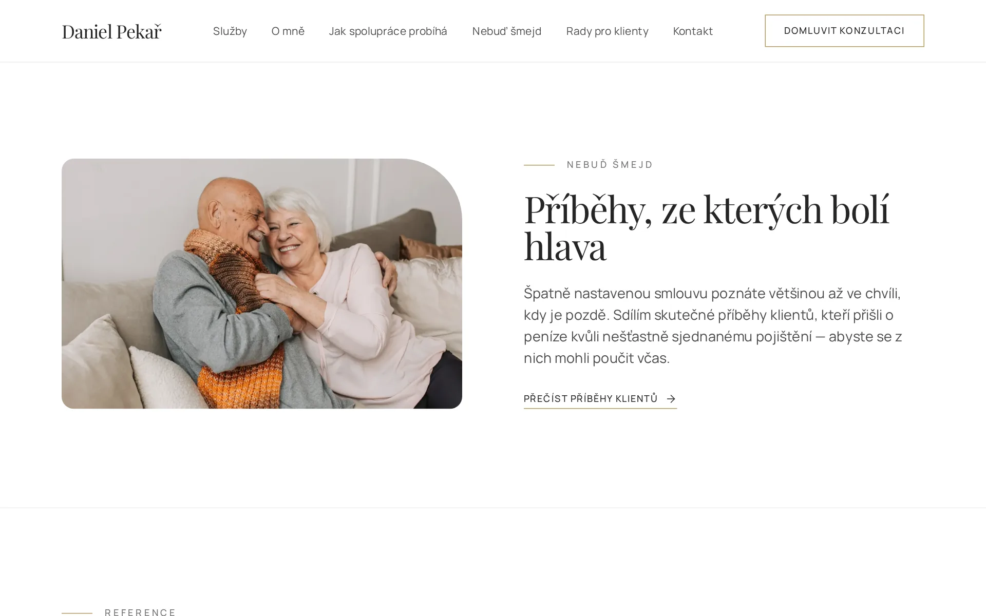 Daniel Pekař: Příběhy klientů